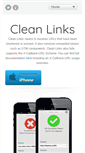 Mobile Screenshot of cleanlinksapp.com